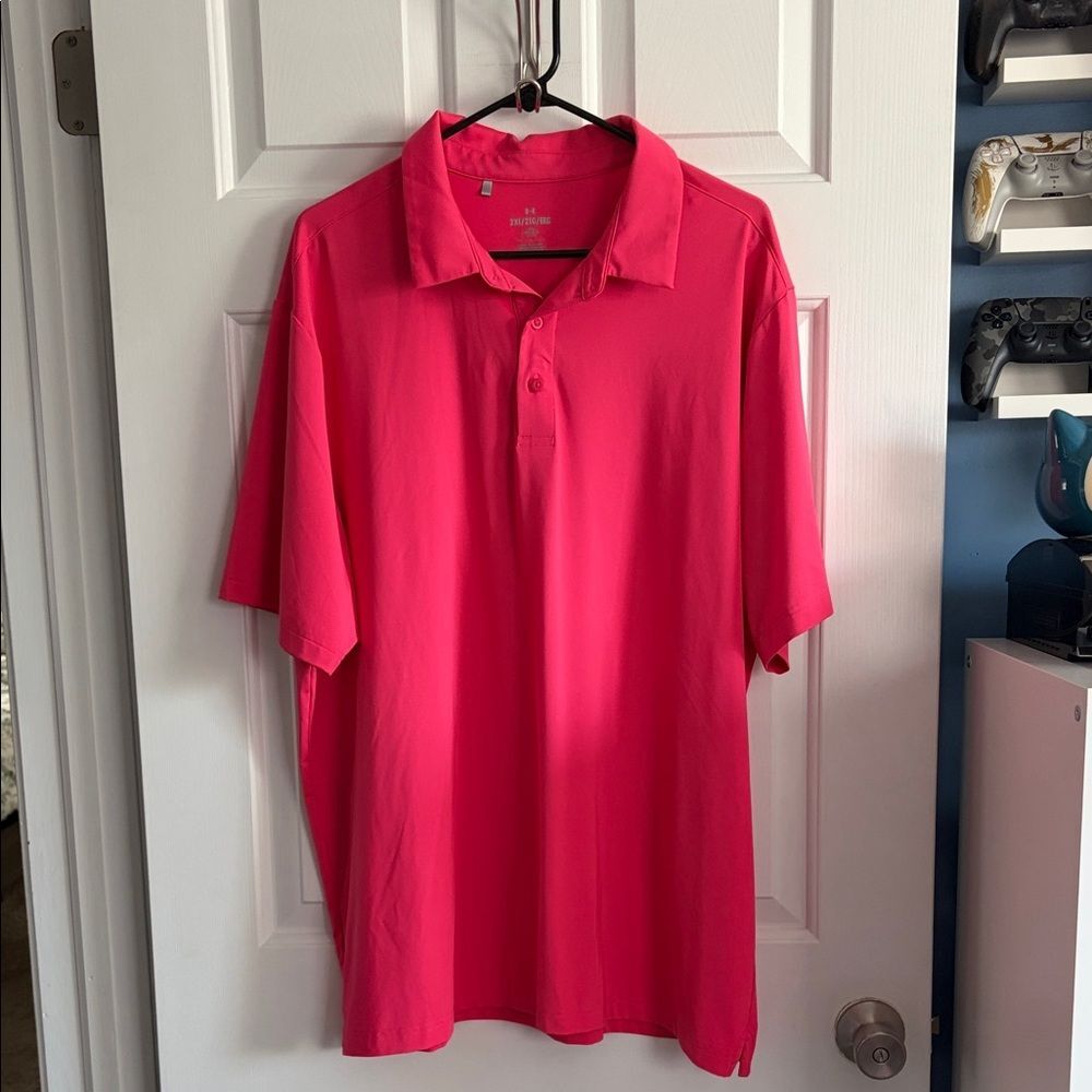 Under Armour Lose Fit Golf Polo Sporty Casual Size 2XL